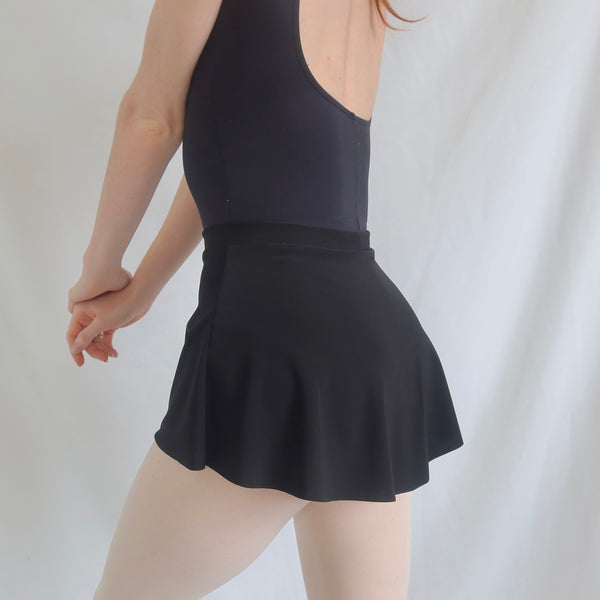 Black Pull-On Skirt
