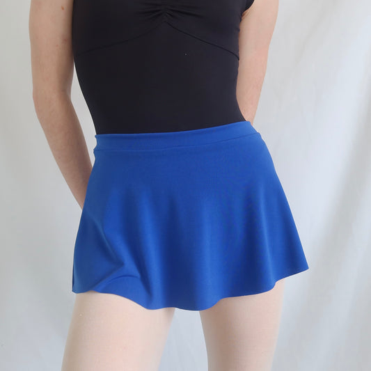 Royal Blue Pull-On Skirt